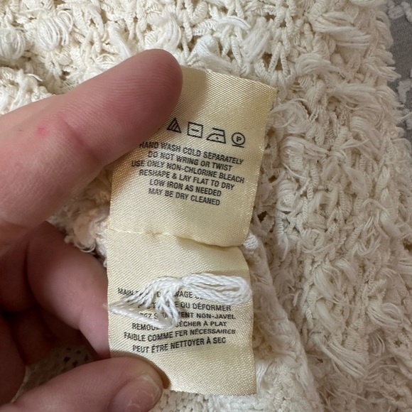 Anthropologie Akemi + Kim Beige Boucle Cardigan, Women’s Size XS - Picture 10 of 10